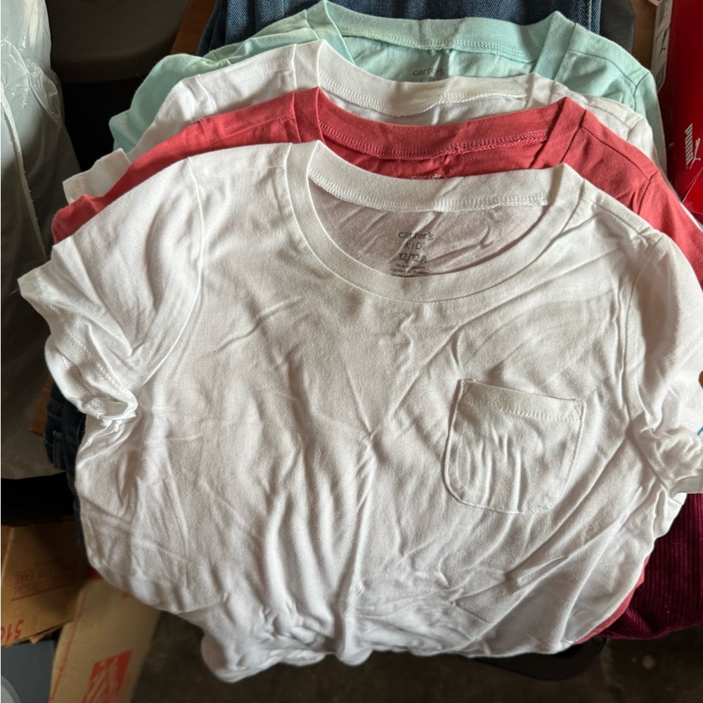 Carter’s kids pocket tee - LOT OF 4